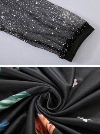 Dress Wholesale Spring New Women's Sequin Perspective Mesh Women's Dress