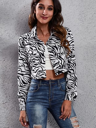 Shirt Wholesale 6 color checkered pocket long -sleeved shirt feminine umbilical short top shirt, checkered checked thin 