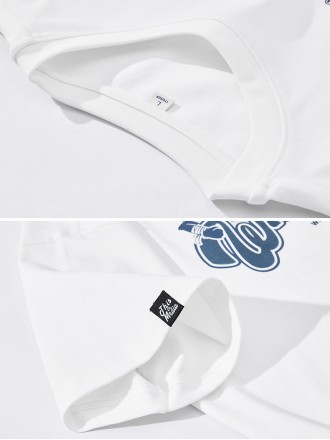 T-Shirt Wholesale Tide brand pure cotton heavy short -sleeved T -shirt men's summer loose large size men's T -shirt top 