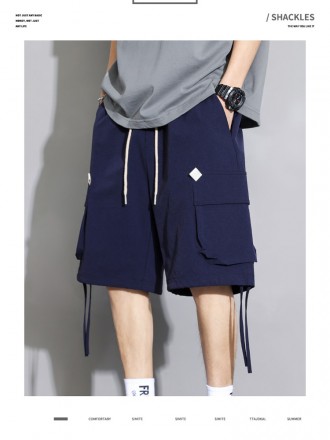 Shorts Wholesale Summer New American Work Shorts Men's Pants Versatile Trend Korean Casual Capris Men's