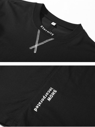 T-Shirt Wholesale Summer tide brand short -sleeved T -shirt men's pure cotton comfortable versatile round collar Korean 