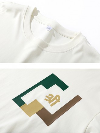 T-Shirt Wholesale Summer tide brand pure cotton short -sleeved T -shirt male loose, comfortable versatile round collar K