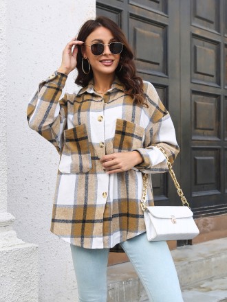 Shirt Wholesale Labor woolen coat female long -sleeved long -sleeved long shirt coat autumn and winter new