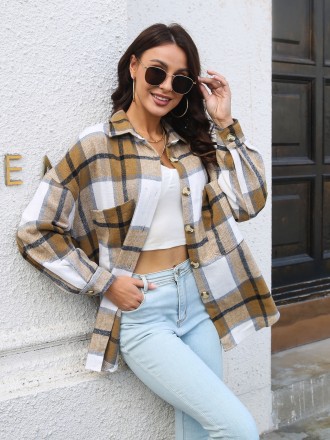 Shirt Wholesale Labor woolen coat female long -sleeved long -sleeved long shirt coat autumn and winter new