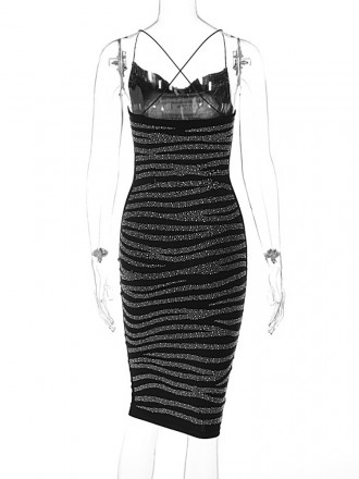Dress Wholesale Women's summer new personalized hot drill sexy bag hip camisole dresses