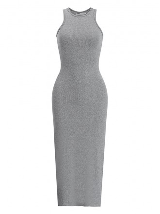 Summer new Ins hot girl open -back sexy bag buttocks slim skirt, long skirt children in the vest