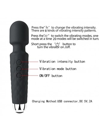 Sex Toys Vibrator Dildo for Women Personal Wand Massager Vibrators USB Rechargeable Vibrating Clitoral Stimulator Vibrat