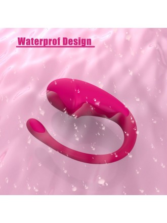 Sex Toy Rechargeable Quiet Waterproof Sex Toy for Women with G-Spot & Clitoral Stimulation