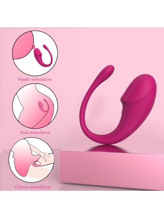 Sex Toy Rechargeable Quiet Waterproof Sex Toy for Women with G-Spot & Clitoral Stimulation
